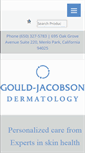 Mobile Screenshot of gjdermatology.com