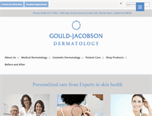 Tablet Screenshot of gjdermatology.com